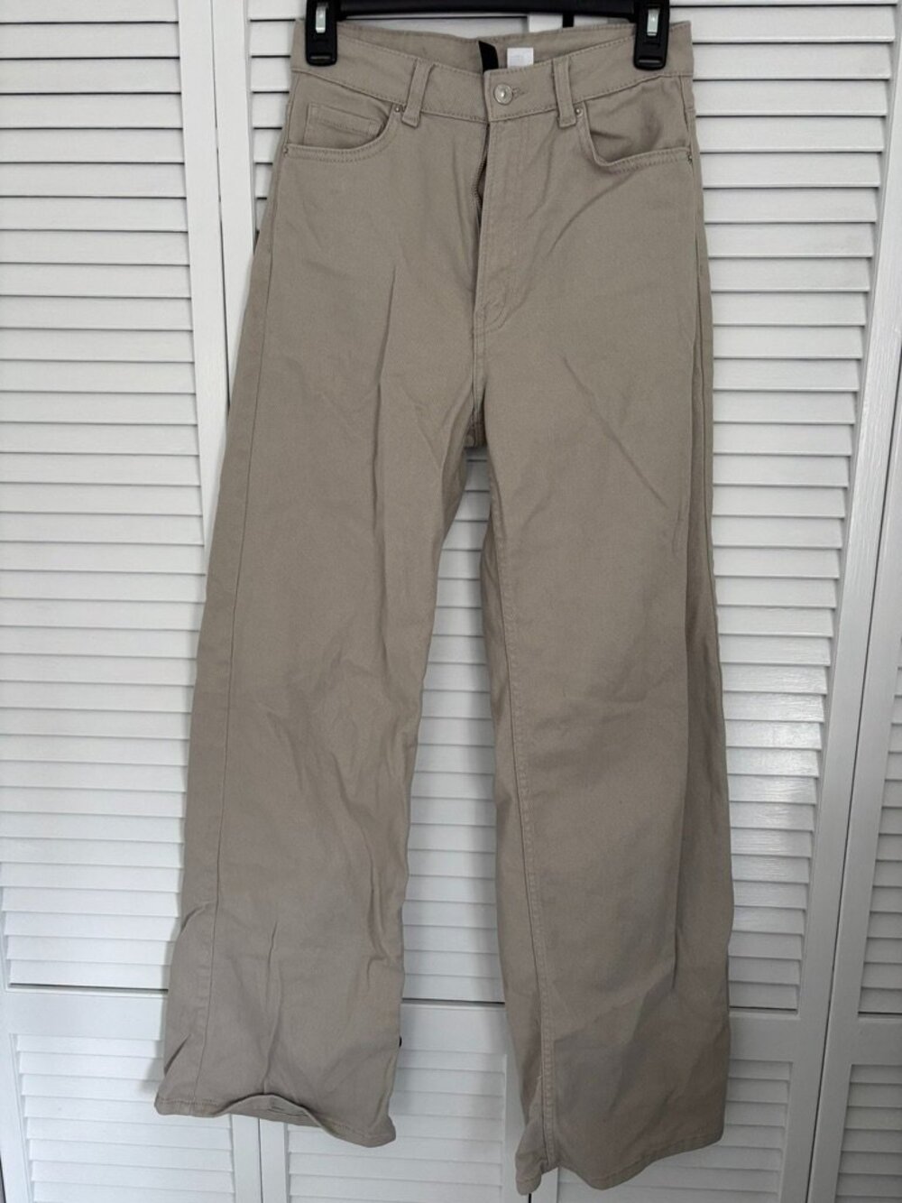 Divided by H&M tan jeans - US size 6 - wide leg - high waisted